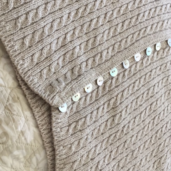 SCOTT TAYLOR Knit Sweater Vest MotherPearl buttons - Picture 6 of 8